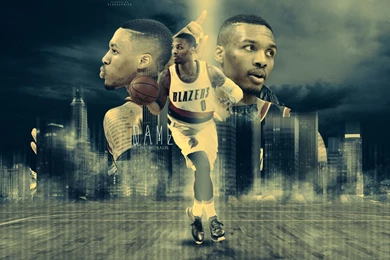Damian Lillard Trail Blazers 2015 Wallpapers