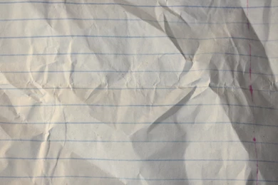 Crumpled Notebook Paper Texture Picture
