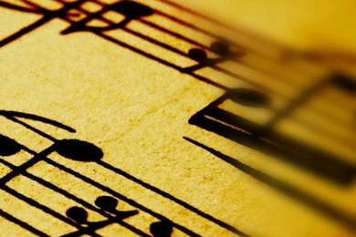 Music Notes On Sheet Music iPhone 5 Wallpapers (640x1136)