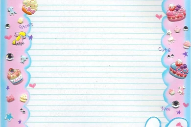 Cotton Candy Notebook Paper~ By TheUndertakersKitty On DeviantArt