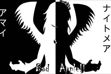 Bad Apple!! (piano Ver.) (Nightcored)   YouTube