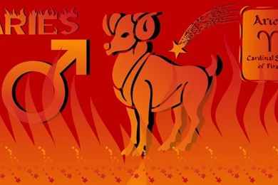 Zodiac Wallpaper: ARIES By Kaidenmoon On DeviantArt