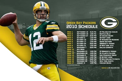 NFL Wallpapers Zone: Green Bay Packers 2010 Schedule Wallpapers ...