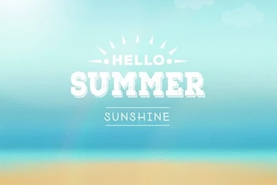 Hello Summer Backgrounds Vector