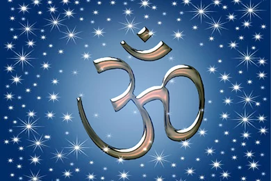 Aum Symbol On Blue Backgrounds By Looneymooney6 On DeviantArt