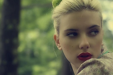 Download Wallpapers 1920x1080 Scarlett Johansson, Face, Lipstick ...