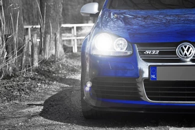 Volkswagen Golf R32 Blue HD Desktop Wallpapers : Widescreen : High ...