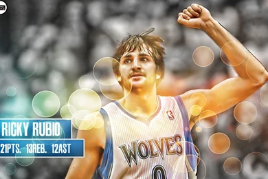 Ricky Rubio 1st NBA Triple Double 1280×800 Wallpapers
