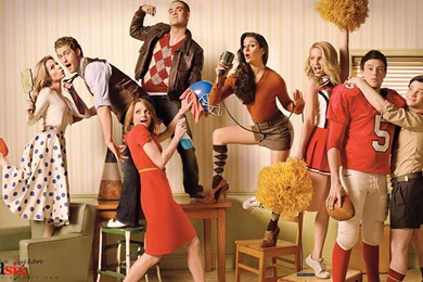 Glee HD Wallpapers From A Populat TV Show Of High School Kids