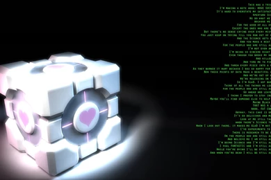 Portal Companion Cube Song Wallpapers   (