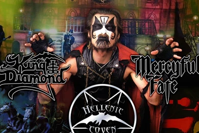 MERCYFUL FATE King Diamond Heavy Metal Dark Satanic Occult Poster ...