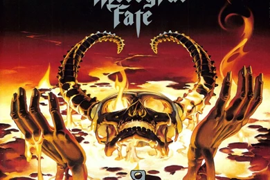 MERCYFUL FATE KING DIAMOND Heavy Metal Dark Album Cover Skull ...