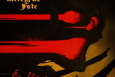 MERCYFUL FATE KING DIAMOND Heavy Metal Dark Album Cover Skull ...