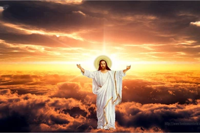 JESUS CHRIST GLORY OF GOD WALLPAPER   (