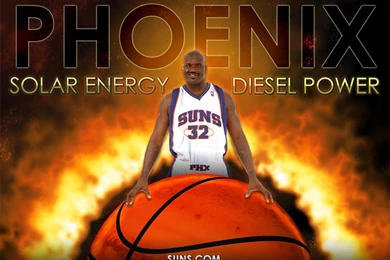 Shaquille O'Neal Phoenix Suns Wallpapers