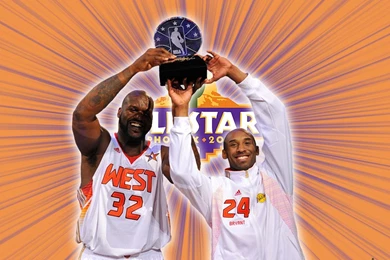 Shaq And Kobe NBA All Star 2009 MVPs Wallpapers