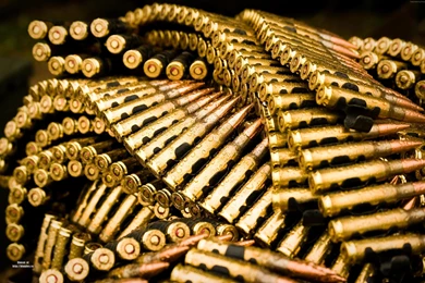 Gold Bullets Wallpaper, Military / Weapons: Gold Bullets