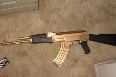 Cod4 Style Gold Ak47 Painted Cyma