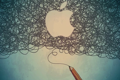 Vintage Look iPad (HD/RETINA) Apple Backgrounds