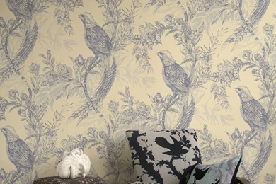 Timorous Beasties Wallcoverings   Pheasant
