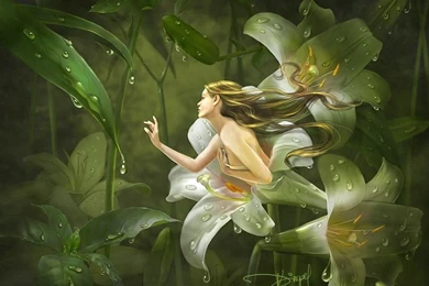 Free Fairy Flower Girl Wallpapers Download The Free Fairy Flower ...