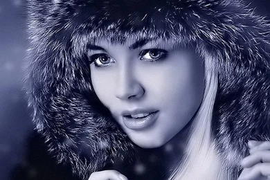 Pretty Girl On Winter Iphone Wallpapers To Download