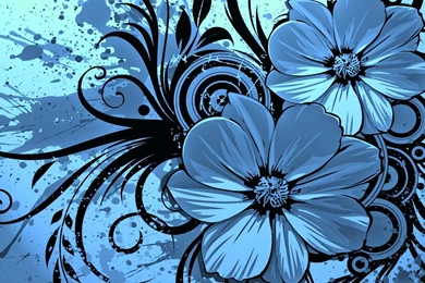 Blue Flowers   1567083