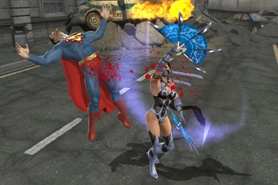 Supermen Vs Kitana   Mortal Kombat Vs. DC Universe Wallpapers ...