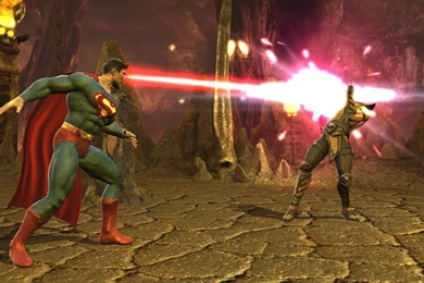 Supermen Vs Scopion   Mortal Kombat Vs. DC Universe Wallpapers ...