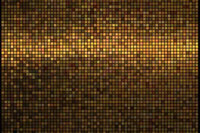 Multicolor Abstract Lights Gold Disco Background. Square Pixel ...