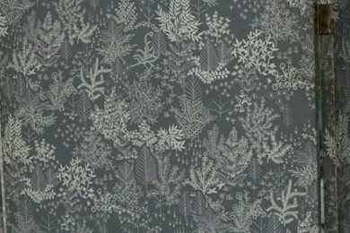 Large 1940s Italian Lithographed Wallpapers Screen For Sale At 1stdibs