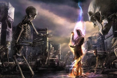 Download Mobile Wallpaper: Fantasy, Skeletons, Free. 31683.