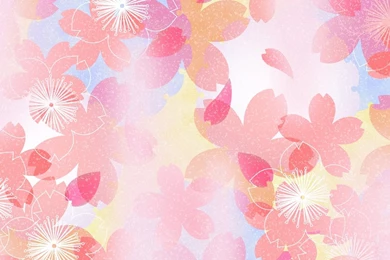 Colors In Japanese Style Sweet Flower Pattern Design 1280x1024 ...