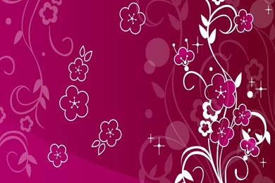 White Purple Floral Download PowerPoint Backgrounds   PPT Backgrounds