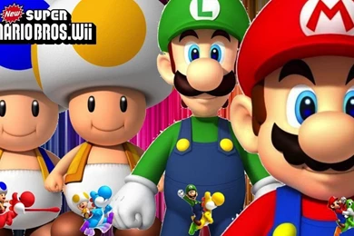 DeviantArt: More Like New Super Mario Bros. Wii Wallpapers By ...