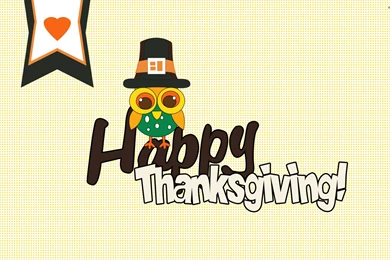 Cute Owl Wishing You Happy Thanksgiving Wallpapers   Holiday ...