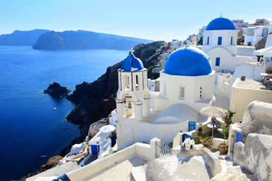 Santorini HD Wallpaper, Santorini Desktop Backgournd