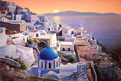Santorini Wallpapers Top 50 Santorini Greece HD Wallpapers