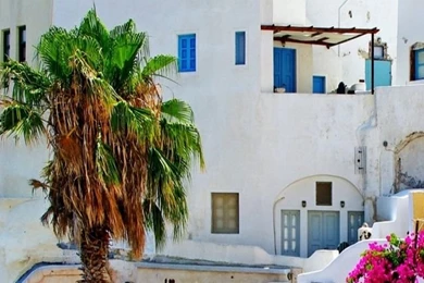 Santorini iPhone 5s Wallpapers