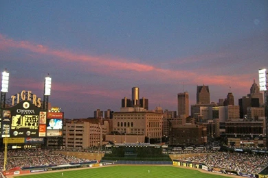 Sunset At Comerica Park By Dutchess80 On DeviantArt