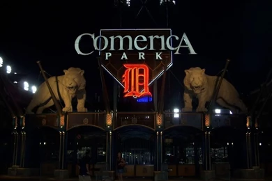 Comerica Park Entrance Graphics Code
