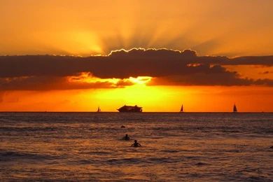 Waikiki Beach Sunset
