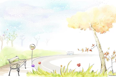 Free Wallpapers   Free Art Wallpapers   Drawing Beautiful Scenery ...