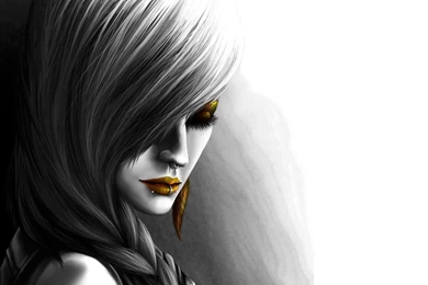 Girl, Portrait, Style, Drawing, Art   HD Wallpapers