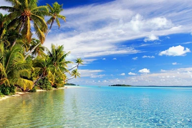 Tropical Island Beaches   Wallpaper.