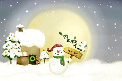 Wallpaper: Snowman Backgrounds