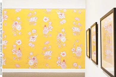 Floral Explosion Wallcovering – Post Typography