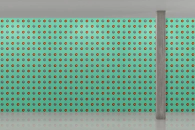 Installed   Clock/Pizza   Turquoise By John Baldessari. Maharam ...
