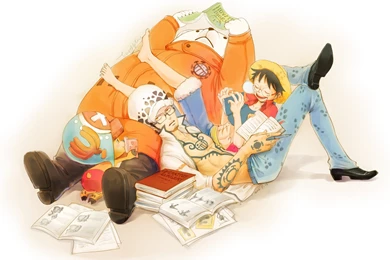 ONE PIECE Monkey D Luffy Bepo Trafalgar Law Tony Tony Chopper ...