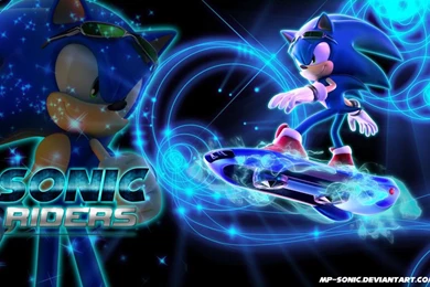 Sonic Riders Fan Made Wallpapers Sonic By Supersonicsponge On